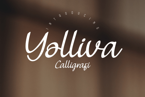 Yolliva Calligrafi Font by ponuppo · Creative Fabrica