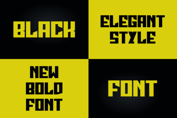 Black Cardner Font - Preview 2