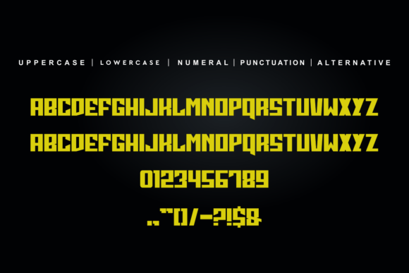 Black Cardner Font - Preview 3