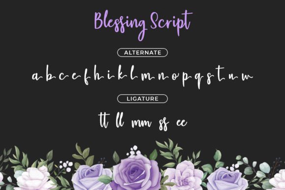 Blessing Script Font - Preview 6