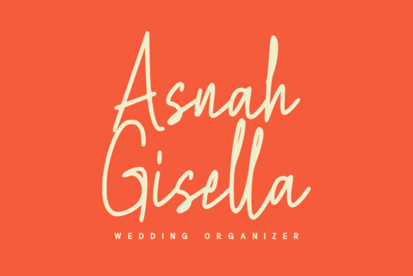 Bolah Signature Font PNG with transparent background - Preview 1