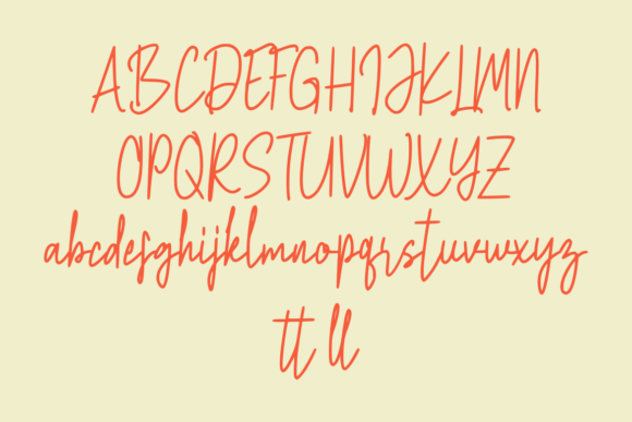 Bolah Signature Font PNG with transparent background - Preview 4