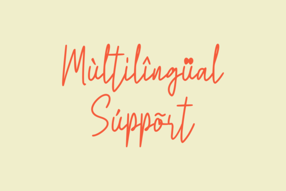 Bolah Signature Font PNG with transparent background - Preview 6