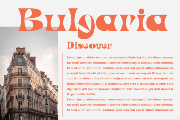 Bournue Font - Preview 2
