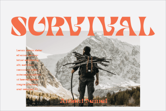 Bournue Font - Preview 6