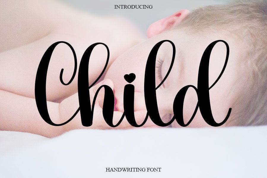 Child Font by Harlek studio · Creative Fabrica font preview
