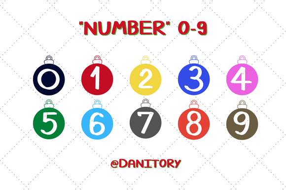 Christmas Balls Font - Preview 2