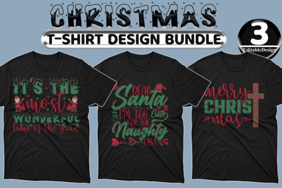 Christmas Day T-shirt Design Bundle-22