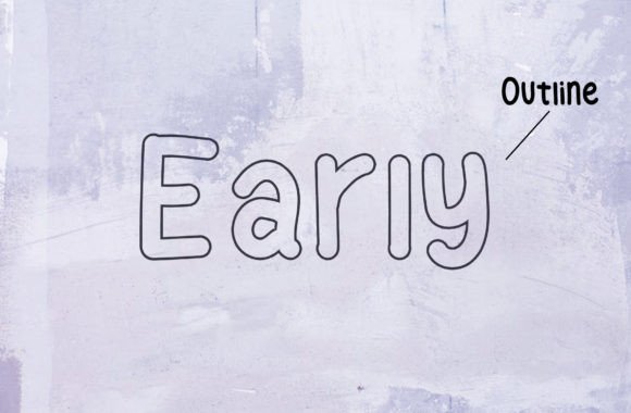 Early Font - Preview 5