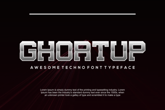 Ghortup Font - Preview 2