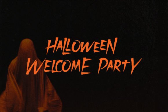 Halloweek Font PNG with transparent background - Preview 1