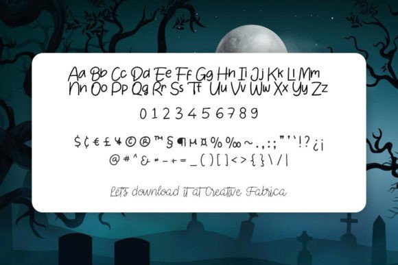 Halloween Font - Preview 3
