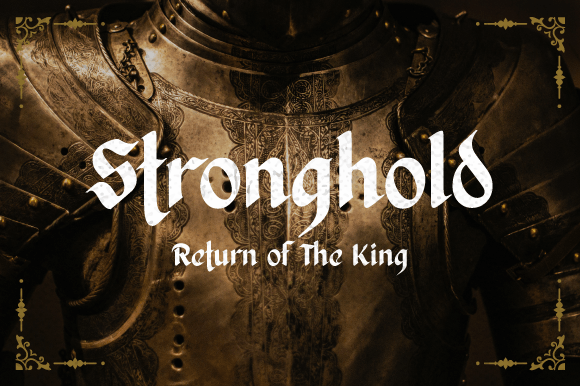 Irish King Font PNG with transparent background - Preview 3
