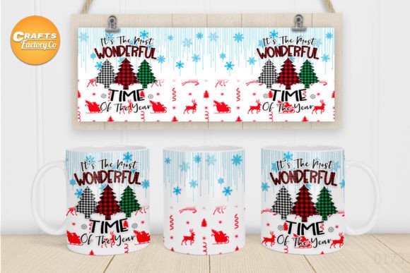 Mug Sublimation Christmas Most Wonderful Graphics
