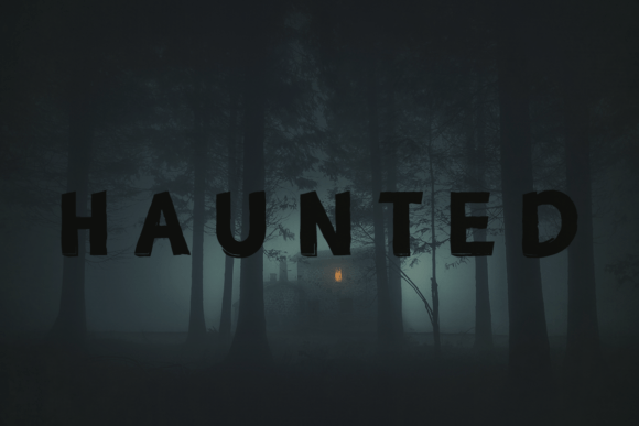 November Night Font PNG with transparent background - Preview 3