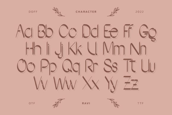 Ravi Fonte por inferno.type3 · Creative Fabrica