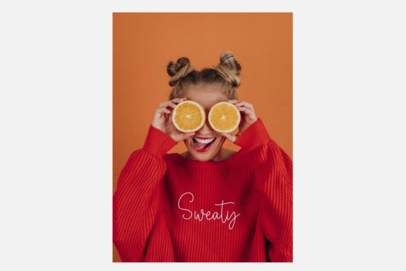 Signature Handlettering Font PNG with transparent background - Preview 2