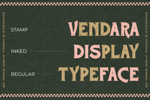 Aks Vendara Font - Preview 1