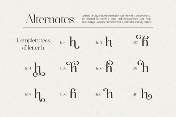 Althafia Display Font - Preview 4