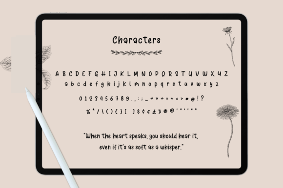 Barbadine Du Soir Font PNG with transparent background - Preview 2