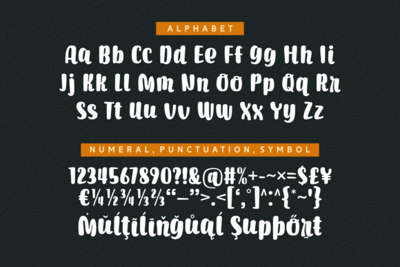 Bread and Milky Font - Preview 5