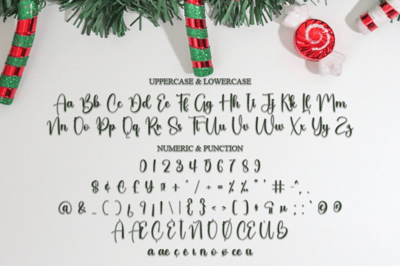 Candy Christmas Font - Preview 6