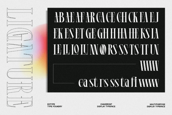 Chaveront Font - Preview 4