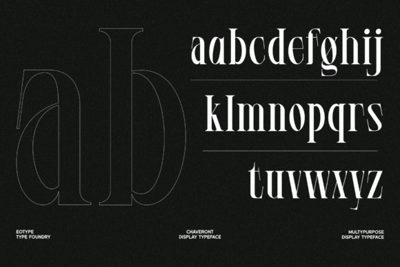 Chaveront Font - Preview 5