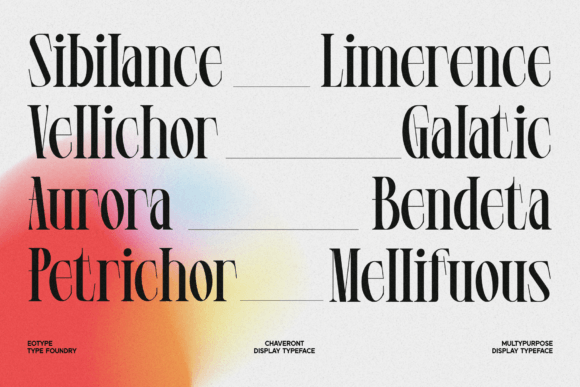 Chaveront Font - Preview 6