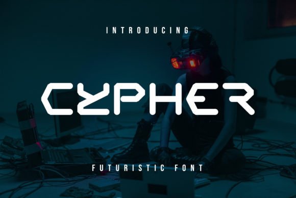 Cypher Font by zerologicstudio · Creative Fabrica font preview