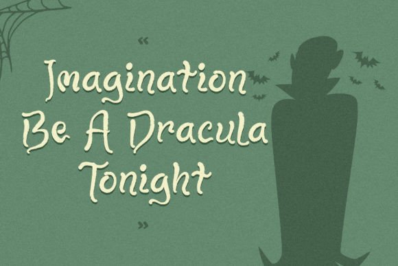 Drakula Manja Font - Preview 1