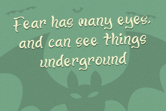 Drakula Manja Font - Preview 4