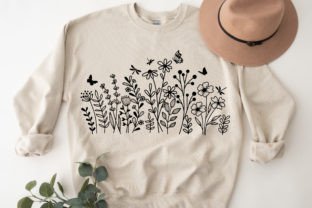 Flower Meadow Svg, Wildflower Svg Graphic by Dakhashop · Creative Fabrica