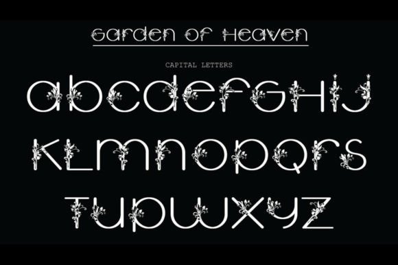 Garden of Heaven Font - Preview 3