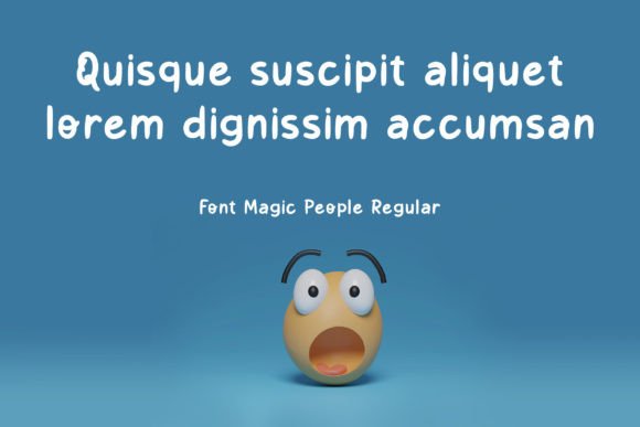 Magic People Font PNG with transparent background - Preview 1