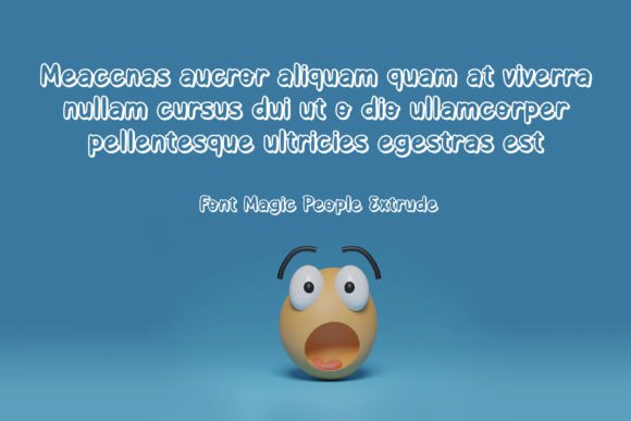 Magic People Font PNG with transparent background - Preview 3