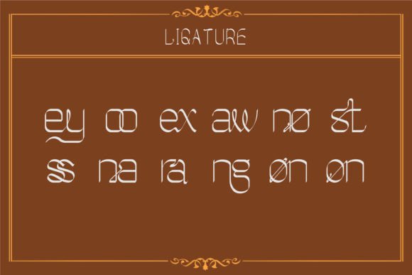 Namera Font PNG with transparent background - Preview 4
