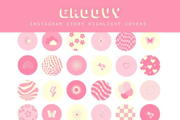 Pink Instagram Story Highlight Icons