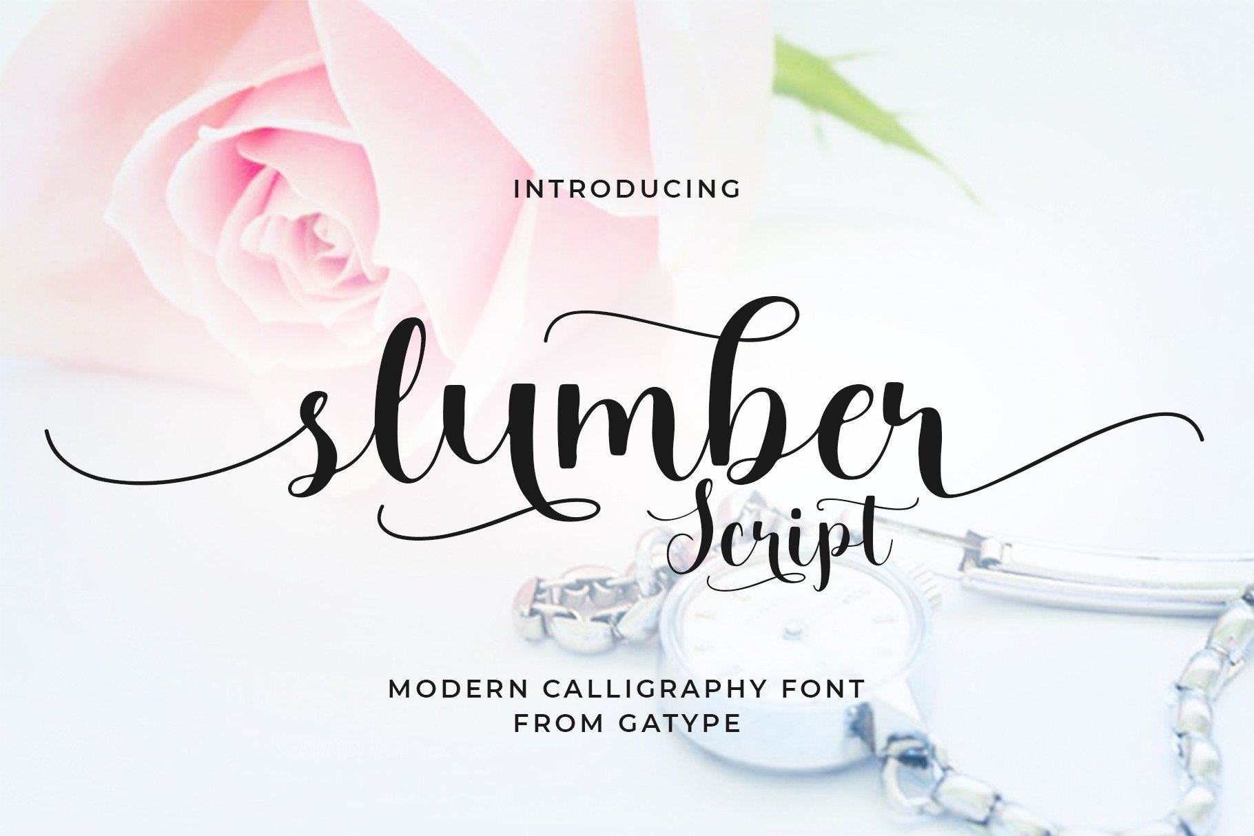 Slumber Script preview, soft dreamy script