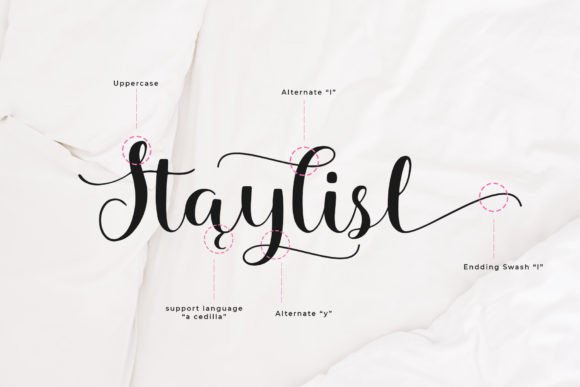 Slumber Script Font PNG with transparent background - Preview 4