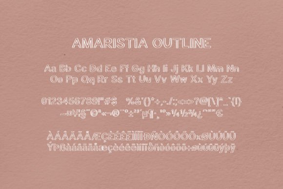 Amaristia Font - Preview 4