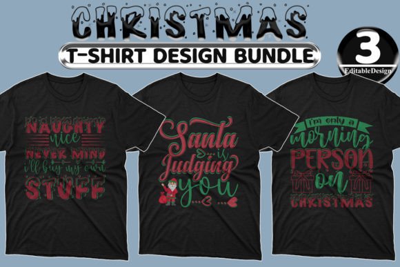 Christmas Day T-shirt Design Bundle-27
