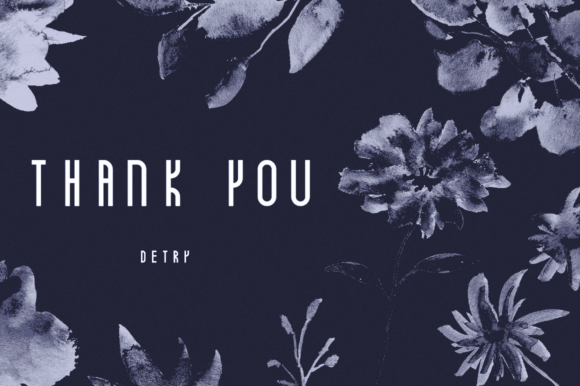 Detry Font - Preview 2