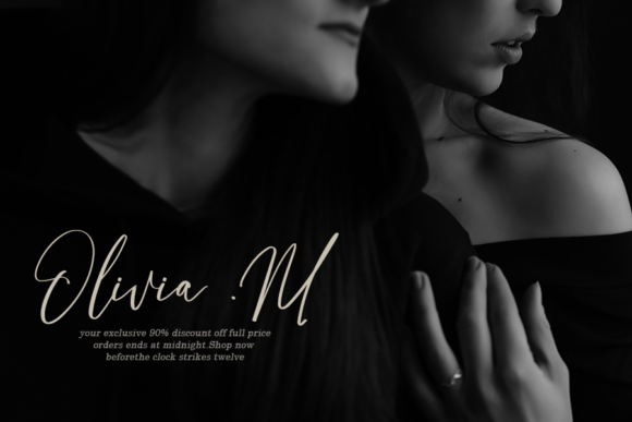 Rosewhite Font PNG with transparent background - Preview 1