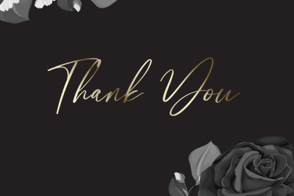 Rosewhite Font PNG with transparent background - Preview 6