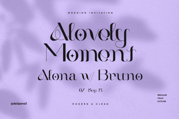 Alala Font PNG with transparent background - Preview 3