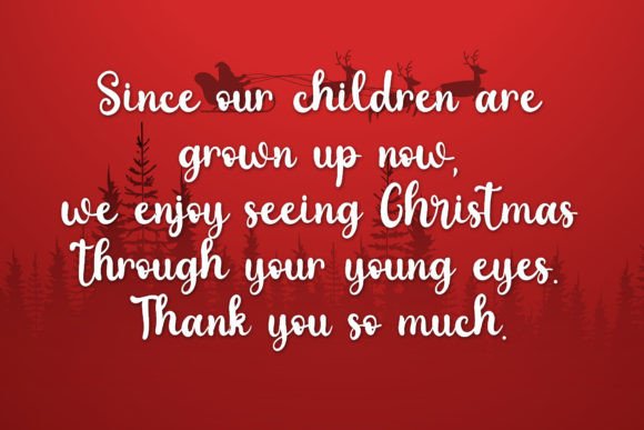 Alitha Christmas Font - Preview 2