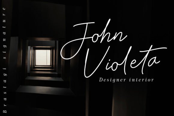 Brastagi Signature Font - Preview 4