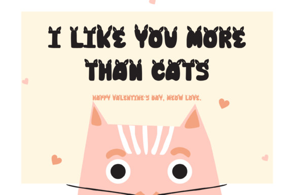 Cat Lover Font - Preview 5