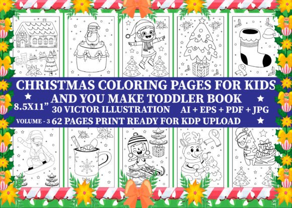 Christmas Coloring Book for Kids Vol.3